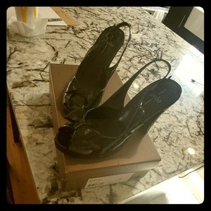 Paolo peep toe heels